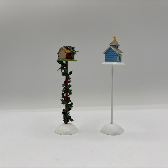 Department 56 2011 Village Accessories Backyard Bird Houses Set Of 2 4020250 EUC - Picture 6 of 12